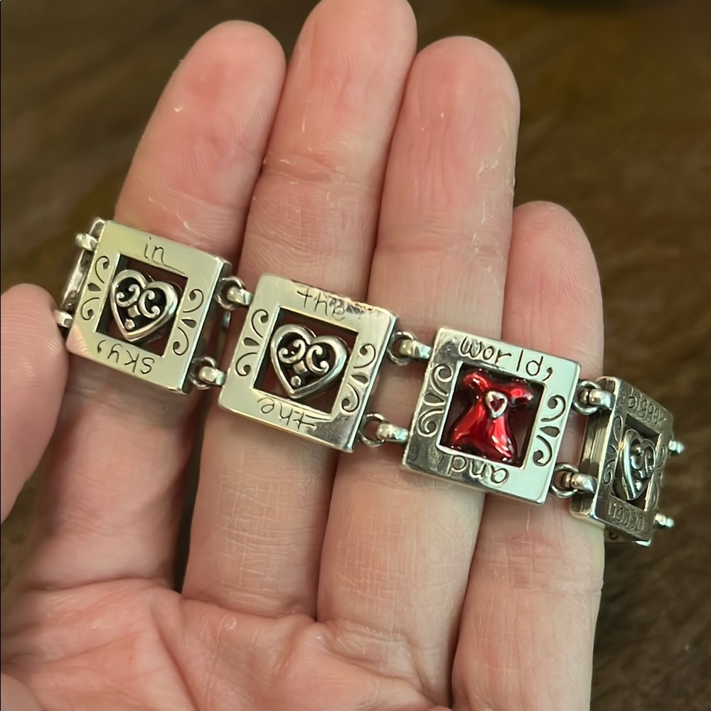 Brighton Retired Red Dress Bracelet - Picture 2 of 12